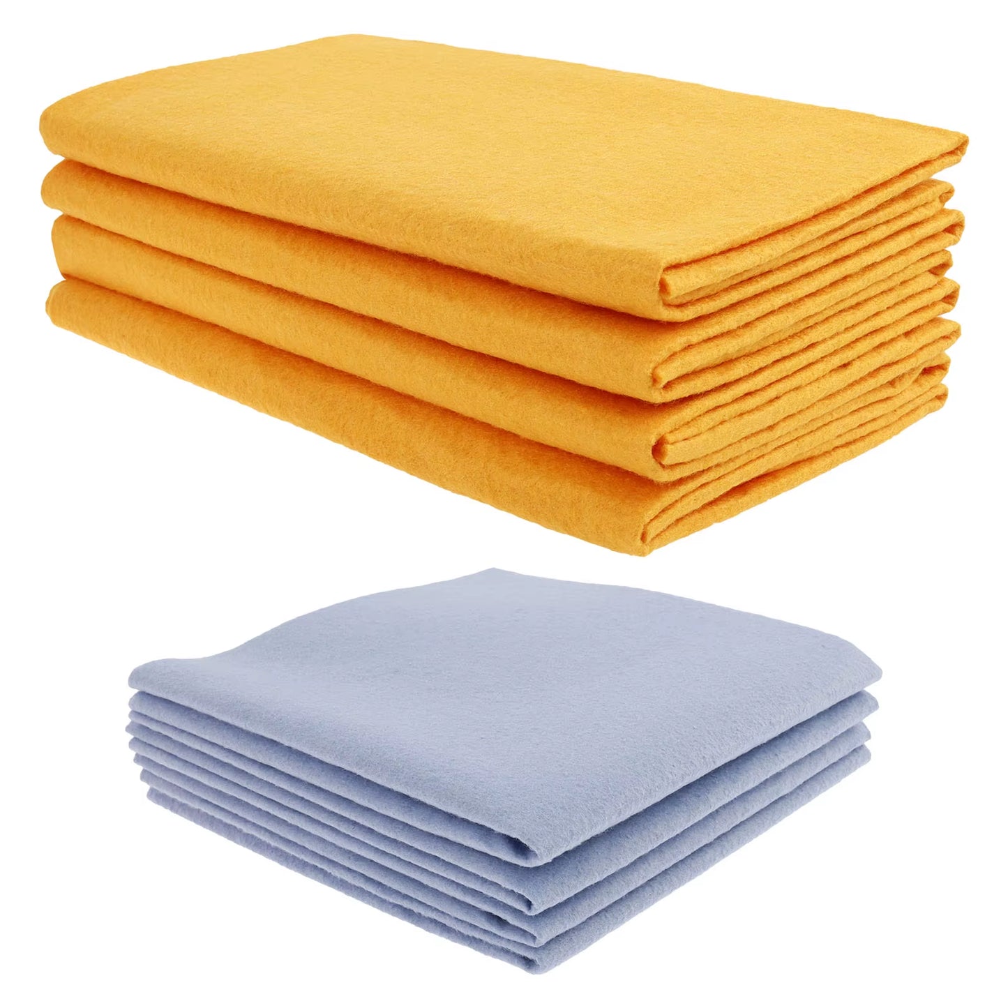 16/8 Pcs Ultra Absorbent Cleaning Shammy Reusable Kitchen Wipe Rags Household Bathroom Car Cleaning Towels Multi-Purpose